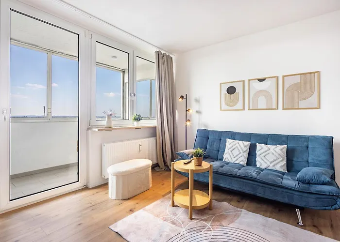 Appartement Sonnenaufgang, Ausblick Augsbourg