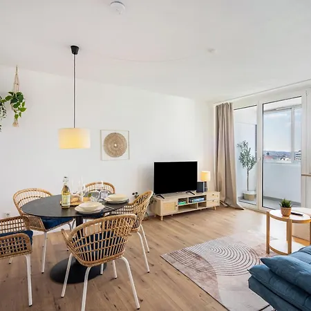 Appartement Sonnenaufgang, Ausblick Augsbourg